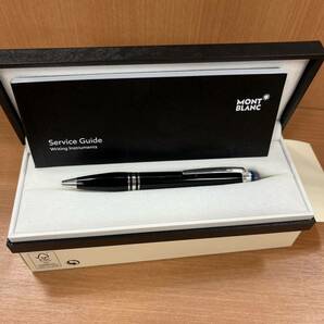 T452/【中古品】MONTBLANC モンブラン スターウォーカー プレシャスレジン MB118848 ボールペン ブラックの画像1