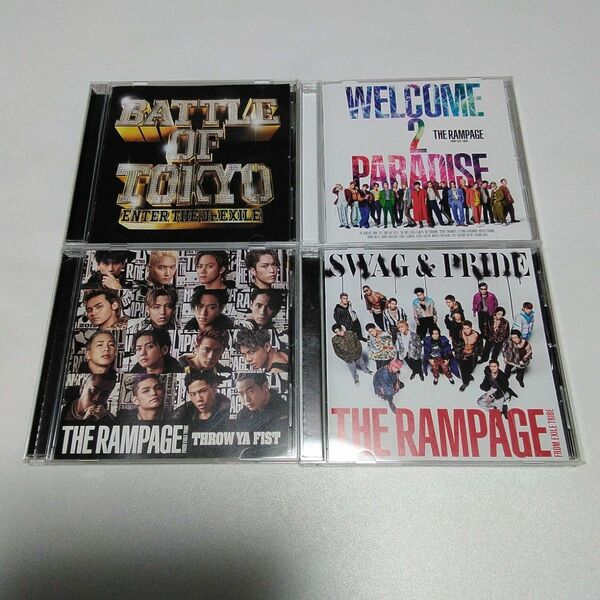 THE RAMPAGE from EXILE TRIBE CD4枚セット