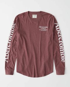 新品 正規品 A&F 長袖ロゴ グラフィックTシャツ HRS 長袖Tシャツ ロンT ロングTシャツ アバクロ