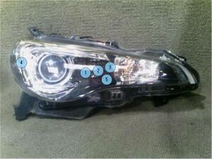 Subaru Genuine BRZ 《 ZC6 》 rightヘッドLight P80100-24006081