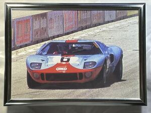 「FOUD GT40」パネル A4サイズ ガルフ