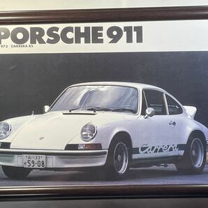 「1973 PORSCHE 911 CARRERA RS」パネル A4サイズの画像1