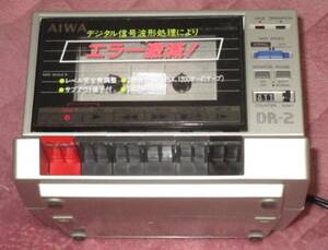 [ used * free shipping ]MSX TAPE (AIWA) data recorder [DR-2] operation goods however junk treatment box opinion not equipped Aiwa tape recorder 