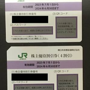 JR東日本株主優待割引券2枚組の画像1