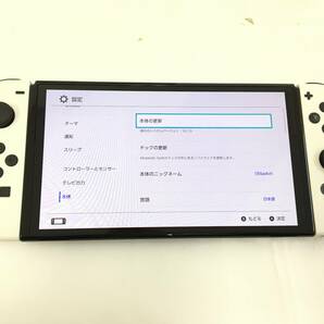 ■Switch本体【NintendoSwitch本体 有機ELモデル】送料無料/簡易動作確認済み（S09）の画像7