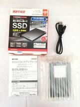 ☆現状品/２個セット【BUFFALO パソコン用ポータブルSSD 480GB SSD-PG480U3-BA PS4対応】ブラック/USB 3.1（Gen1）A404＊3☆_画像9