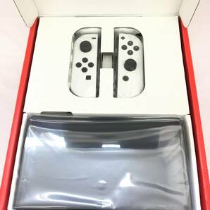 ■未使用品Switch本体【NintendoSwitch本体/有機ELモデル/ホワイト】販売店舗印有/送料無料/１円～/ニンテンドースイッチ本体（N01）の画像3