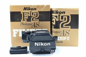 * practical use beautiful goods *NIKON Nikon F2 for photo mikAS finder DP-12 original box manual attaching *#13719