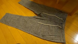 ☆美品☆UNITED ARROWS☆ユナイテッドアローズ☆霜降りグレーストレッチリラックスパンツ☆☆