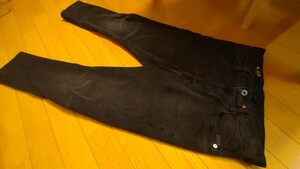 ☆G-STARRAW ☆ジースターロウ☆ブラックグレーストレッチ3D SLIMデニムパンツ☆☆