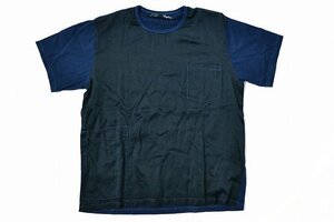 タファー Tougher ONE BOX TEE SILK COTTON INDIGO シルク 半袖 ワンボックスT ポケット付き インディゴ フリーサイズ 定価17,000円