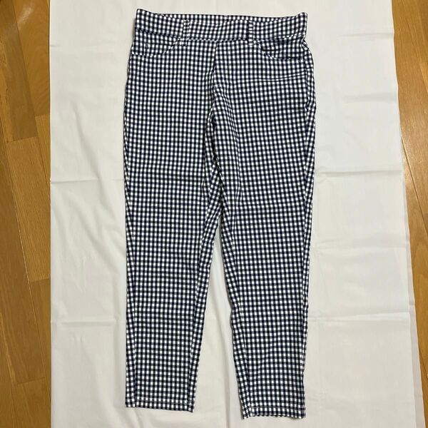 パンツ ギンガムチェック柄 L