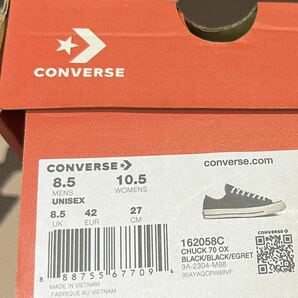 コンバース チャックテイラー 27cm ローカット 新品未使用 converse ct70の画像7