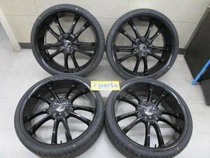 フィレンツェ/新品海外タイヤ22インチ4本セット　8.5J　５穴　PCD114.3　OFF35　245/30R22　　野田