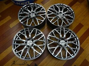 BROCHENメッシュ　19インチホイール4本　19x8J　5H　PCD114.3　OFF35　川越