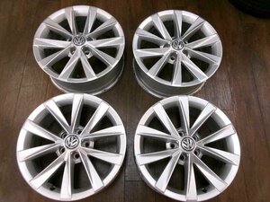 ゴルフオールトラック純正17インチホイール4本　17X7J　5H　PCD112　OFF+42 　岩槻