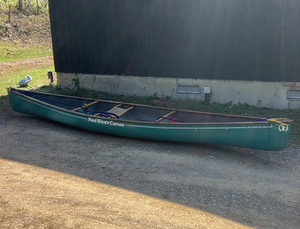 [KS]Mad River Canoe грязь li балка SLIPPER Canadian каноэ 14.7ft общая длина примерно 450cm ширина 75cm Sapporo самовывоз 