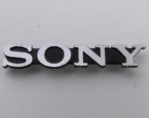 #SONY aluminium emblem Logo plate width 22.5mm ③