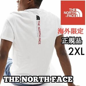 THE NORTH FACE ザ ノースフェイス メンズ 半袖 Tシャツ バッグデザイン 海外限定 正規品 完売品 ホワイト 白 XL 2XL コットン