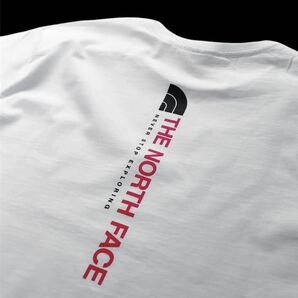 THE NORTH FACE ザ ノースフェイス メンズ 半袖 Tシャツ バッグデザイン 海外限定 正規品 完売品 ホワイト 白 S M コットン 赤の画像6