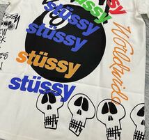 STUSSY ステューシー Test Strike Pigment Dyed Tee XL ピグメントダイTシャツ 半袖 白 ホワイト メンズ レディース_画像5