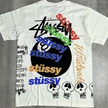 STUSSY ステューシー Test Strike Pigment Dyed Tee XL ピグメントダイTシャツ 半袖 白 ホワイト メンズ レディース_画像4