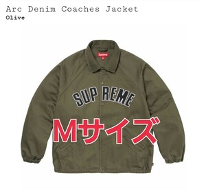 Supreme★Arc Denim Coaches Jacket Olive オリーブ Medium Mサイズ アーチロゴ デニム コーチジャケット シュプリーム