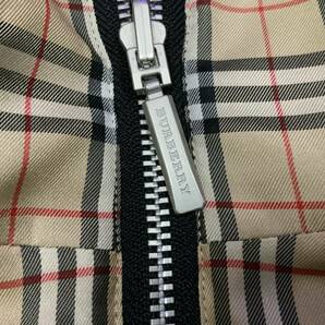 極美品 リバーシブル BURBERRY GOLF バーバリーゴルフ ジャケット ノバチェック×フリース 総柄 ブルゾン メンズLサイズ 防寒の画像6