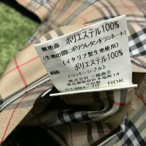 極美品 リバーシブル BURBERRY GOLF バーバリーゴルフ ジャケット ノバチェック×フリース 総柄 ブルゾン メンズLサイズ 防寒の画像9