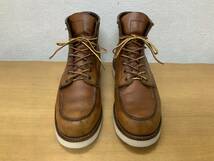 良好 ソール交換オイルメンテナンス済み RED WING レッドウィング 27cm アイリッシュセッター モックトゥ オロラセット レザーブーツ_画像2