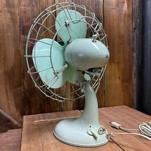 T002 【動作品】Mitsubishi Vintage Fan / 三菱 扇風機 9−943 / ビンテージ アンティーク 昭和レトロの画像4