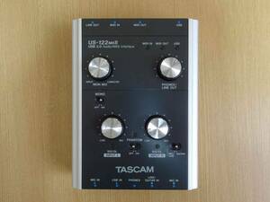 TASCAM US-122MKII USB2.0 audio /MIDI interface ~ secondhand goods electrification and OS.. awareness only verification 