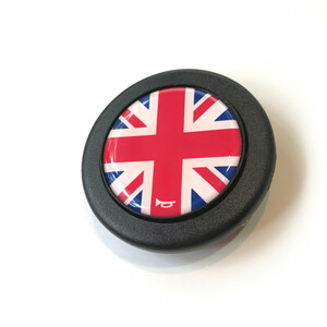 ユニオンジャック　ホーンボタン　英国旗　( クラシックミニ　ローバーミニ mini MGB MGA MG オースティン ヒーレー スプライト クーパー )
