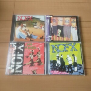 4枚セット　NOFX　ヘヴィ・ベッティング・ズー+ホワイト・トラッシュ、トゥー・ヒーブス・アンド・ア・ビーン+パンク・イン・ドラヴリック