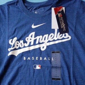 大谷翔平 Men's Lサイズ Los Angeles Dodgers Nike Authentic T-Shirt 選手着用モデル　定価40ドル　正規品　1円オークション