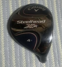 【送料無料】キャロウェイ スチールヘッドXR フェアウェイウッド 4W+ Callaway steelhead XR 4W+ 16° ヘッドのみ ヘッドカバー付き_画像1