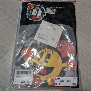 新品 正規品 A BATHING APE アベイシングエイプ AAPE x Pac-man Tee #1 ブラック LARGEの画像3