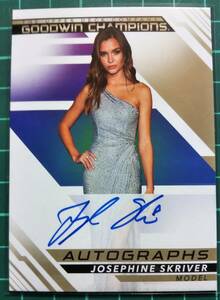 JOSEPHINE SKRIVER autograph autograph card beautiful goods model 