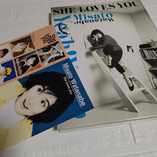 渡辺美里「SHE LOVES YOU Yeah! Yeah!」 即決 送料無料　写真集 エッセイ　単行本　歌手　ミュージシャン