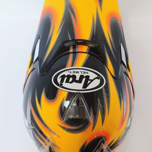 Arai アライ/V-Cross2 PRO/ オフロードヘルメット/2004年4月5日製/57・58cm/ ヘルメットの画像6