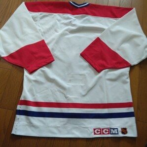 NHLアイスホッケー モントリオール カナディアンズ オーセンティックユニフォーム サイズ ユニフォーム 44。刺繍、背番号無し。の画像3