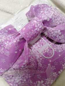 ◆美麗つくり帯◆紫桜かすみの作り帯◆誰でも手軽につけられる薄紫色の上品おび◆新品未使用　ゆかた帯　浴衣帯　浴衣　着物帯　