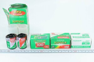 ※【新品未使用・期限切】５本 FUJIFILM 富士フィルム 35mm 35ミリ 24枚撮 36枚撮 SUPERIA カラーネガフィルム 箱付 c0399