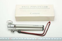 ※【美品】 Canon キヤノン アクティブミニ三脚 卓上三脚 IXYシリーズ ストラップ、箱付 c0509_画像1