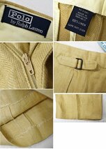 POLO RALPH LAUREN【ラルフローレン】ベージュ【アジャスター付き】【リネンパンツ】リネンスラックス【34X30】DC2307-6-50-DD05_画像2