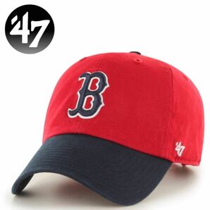 ☆正規品新品☆47BRAND REDSOX フォーティーセブン ブランド キャップ ボストン RGW02GWS レッドソックス クリーンナップ ネイビーxレッド