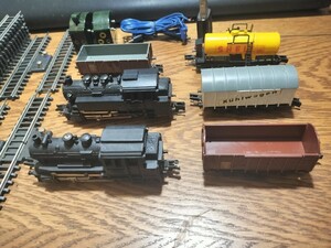 ModellBhan. Germany.rokeru company manufactured.12mm.TT gauge. locomotive 2 pcs &. car 4 pcs. roadbed oval one . minute. trance four ma. signal machine. feeder -, operation excellent!