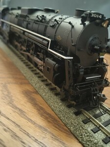 極美品.BroadwayLimited.C&O.T-1.2-10-4.大型蒸気機関車3014機.発煙装置搭載.DCC/DCサウンド搭載！動作良好！！即決送料無料！