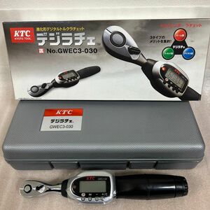 KTC デジラチェ(デジタルトルクレンチ) 差込9.5sq 型番 GWEC3-030 【中古品 電池交換済み】