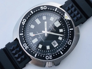 1円〜！超レア・未研磨・防水テスト済・整備済・1975年7月頃 6105-8110 SEIKO セイコーセカンドダイバー植村直己モデル CAL.6105B